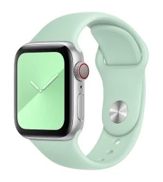 Ремінець для Apple Watch Силіконовий 42  /  44  /  45  /  49мм (21) Бірюзовий