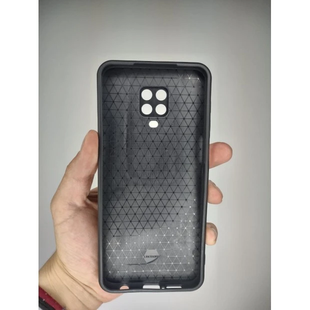 Броньований чохол Ring Serge Armor Case для Xiaomi Redmi Note 9S  /  Note 9 Pro (ShutCam) (Чорний)
