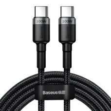 USB-кабель Baseus Cafule PD2.0 100W (2м) (Type-C на Type-C) (Чорний) CATKLF-ALG1