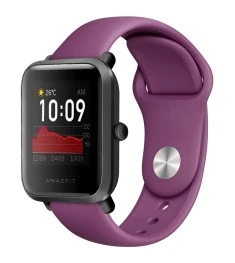 Ремешок Original Design Xiaomi Amazfit Bip 22мм (Simple Lock) (Сливовый)