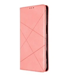 Чохол-книжка Leather Book Samsung Galaxy S21 Ultra (Рожевий)
