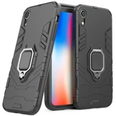 Бронь-чехол Ring Armor Case Apple iPhone XR (Чёрный)
