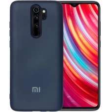 Силиконовый чехол Original Case Xiaomi Redmi Note 8 Pro (Тёмно-синий)