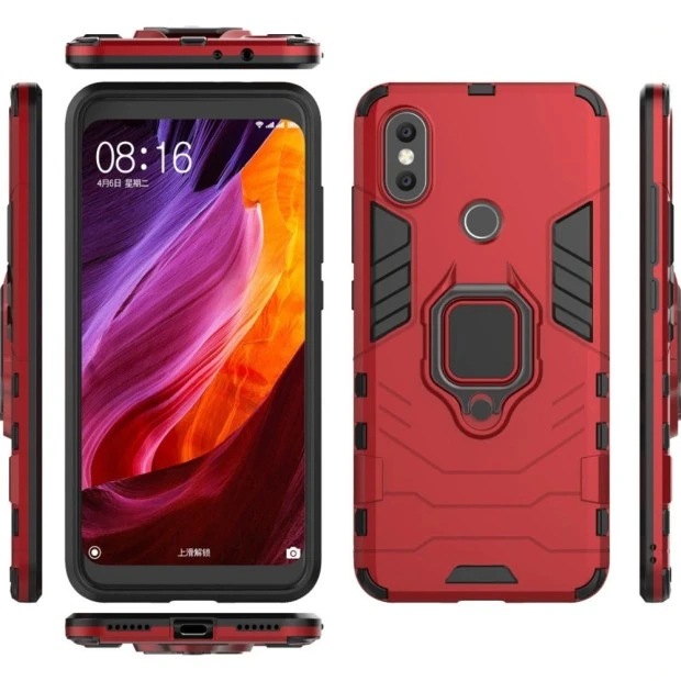 Бронь-чохол Ring Armor Case Xiaomi Mi A2 / Mi6x (Червоні)