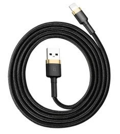 USB-кабель Baseus Cafule Special Edition 2.4A (1м) (Lightning) (Золотий / Чорний..