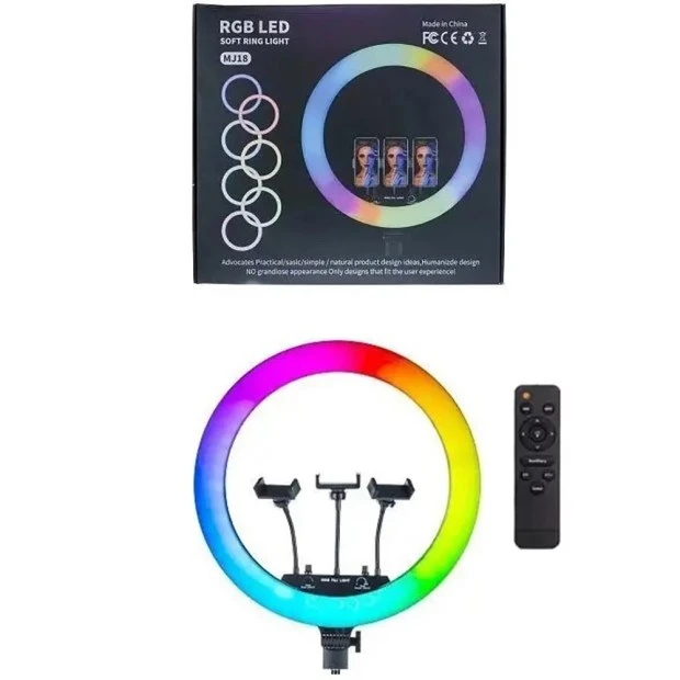Набор для съемки LED-лампы MJ-18 RGB (45cm) (Чёрный)
