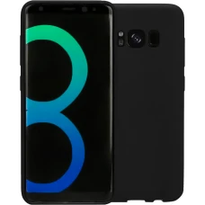 Силикон SMTT Samsung Galaxy S8 (Черный)