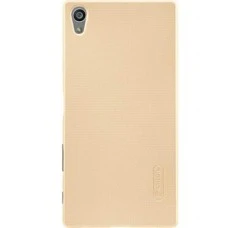 Чехол Nillkin Frosted Shield Sony Xperia Z5 E6633 (золотой)