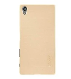 Чехол Nillkin Frosted Shield Sony Xperia Z5 E6633 (золотой)