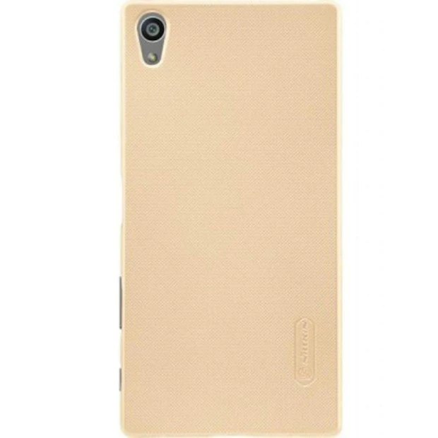 Чехол Nillkin Frosted Shield Sony Xperia Z5 E6633 (золотой)