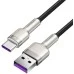 USB-кабель Baseus Cafule Metal Data 66W (1m) (Type-C) (Чёрный) CAKF000101 USB-кабель Baseus Cafule Metal Data 66W (1m) (Type-C) (Чёрный) CAKF000101