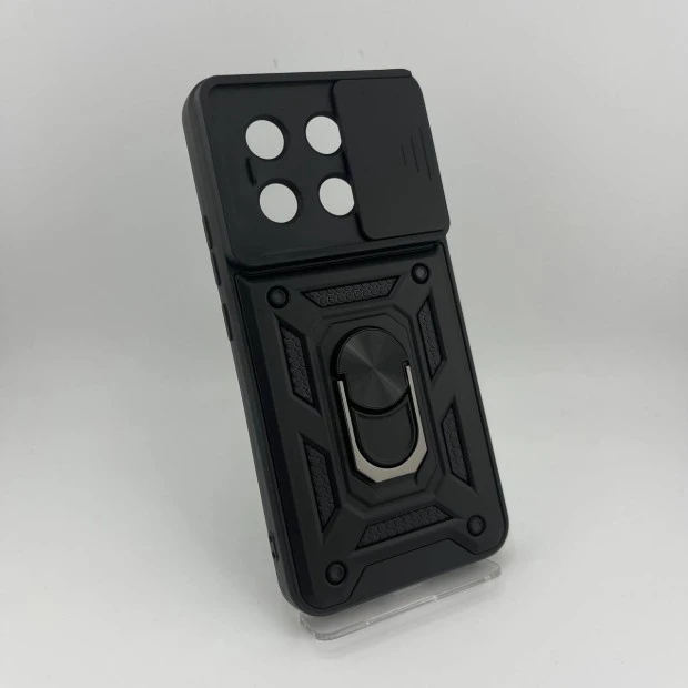 Бронь-чехол Ring Serge Armor Case Xiaomi 14 Pro (ShutCam) (Чёрный)