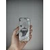 Срібний глиттерний силіконовий чохол для Apple iPhone 5  /  5s  /  SE