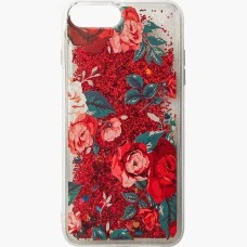 Силиконовый чехол Liquid Fashion Apple iPhone 7 Plus / 8 Plus (Rose)