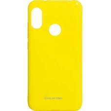 Силіконова накладка Molan Shining для Xiaomi Redmi 6 Pro  /  Mi A2 Lite (Жовтий)