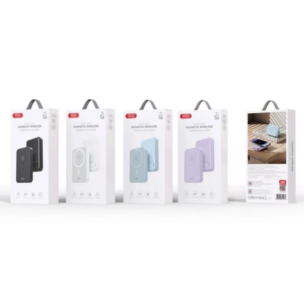Бездротовий акумулятор XO PR231 MagSafe 10000mAh 15W + PD 20W (Чорний)