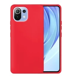 Силіконовий оригінальний 360-чохол для Xiaomi Mi 11 (Червоний)