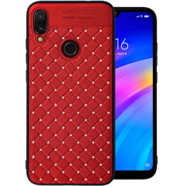 Накладка Netting Diamond Xiaomi Redmi Note 7 (Красный)