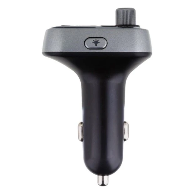 Borofone FM Transmitter BC32 + 2USB QC (Black)