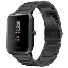 Ремешок Stainless Steel Xiaomi Amazfit Bip 22 mm (Black)
