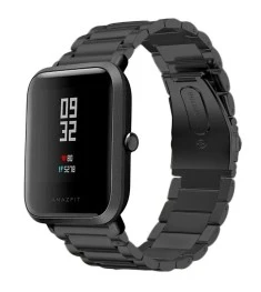 Ремешок Stainless Steel Xiaomi Amazfit Bip 22 mm (Black)