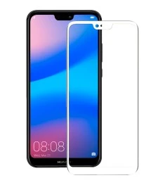 Защитное стекло 3D Huawei P20 Lite White