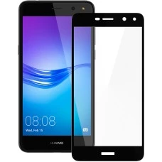 Захисне скло 3D для Huawei Y6 (2017) Чорне