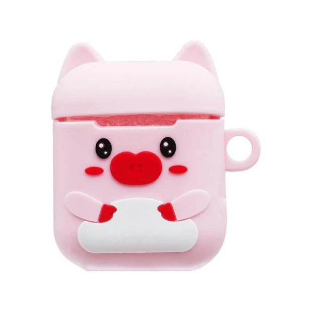 Чехол для наушников Apple AirPods Funny (Pig)