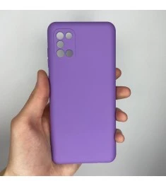 Силикон Original 360 Case Samsung Galaxy A31 (ShutCam) (Лавандовый)
