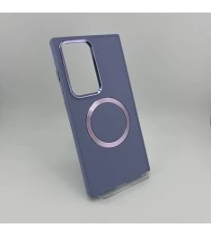 Металева накладка на камеру з MagSafe для Samsung Galaxy S24 Ultra (Темна фіалка..