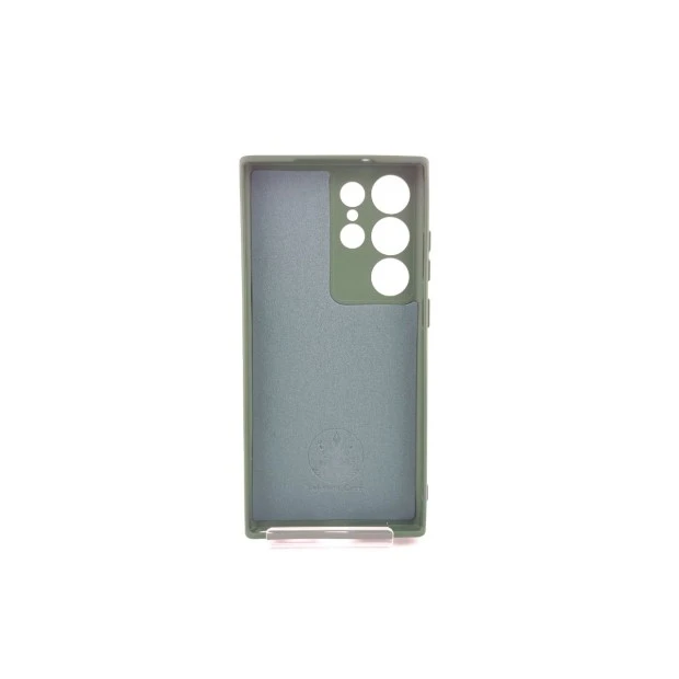 Силикон Original ShutCam Samsung Galaxy S23 Ultra (Тёмно-зелёный)