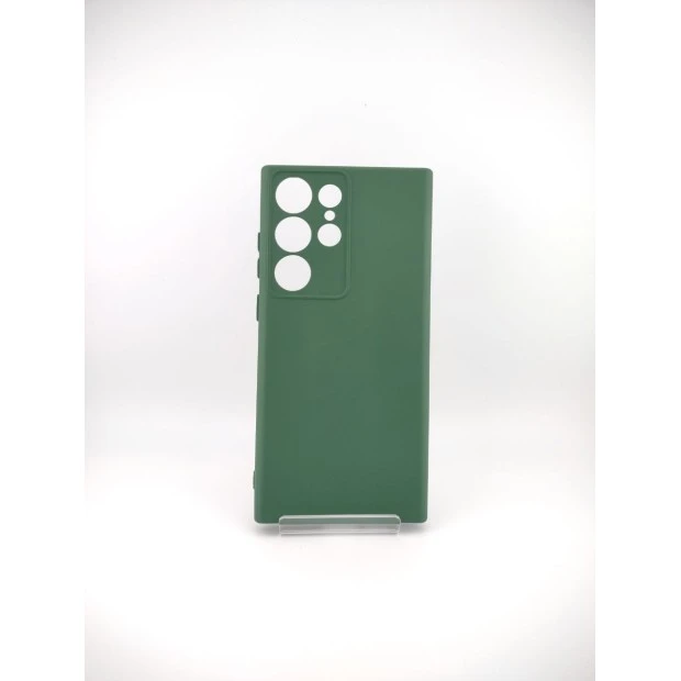 Силикон Original ShutCam Samsung Galaxy S23 Ultra (Тёмно-зелёный)