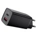 СЗУ-адаптер Baseus GaN2 Lite 65W (1USB / 1Type-C) (Чёрный) CCGAN2L-B01