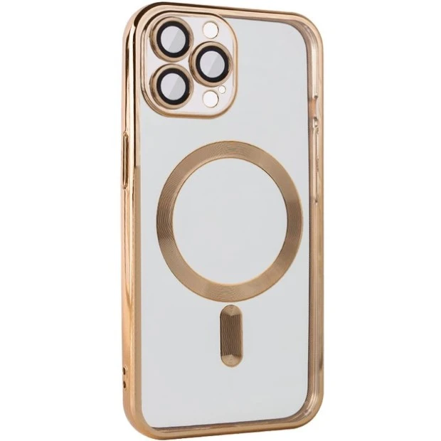 Чохол UMKU Shining з MagSafe для Apple iPhone 15 Pro (Золотий)