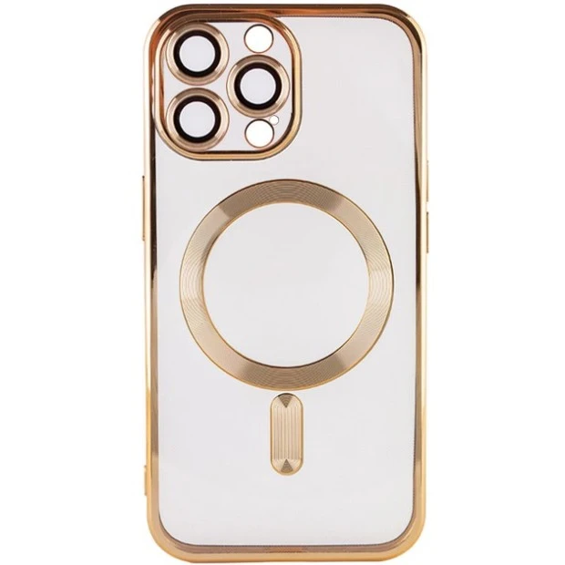 Чохол UMKU Shining з MagSafe для Apple iPhone 15 Pro (Золотий)