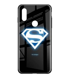 Накладка Luminous Glass Case Xiaomi Redmi Note 7 (Superman)