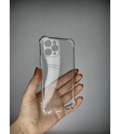 Силікон 6D Apple iPhone 11 Pro (ShutCam) (Прозорий)