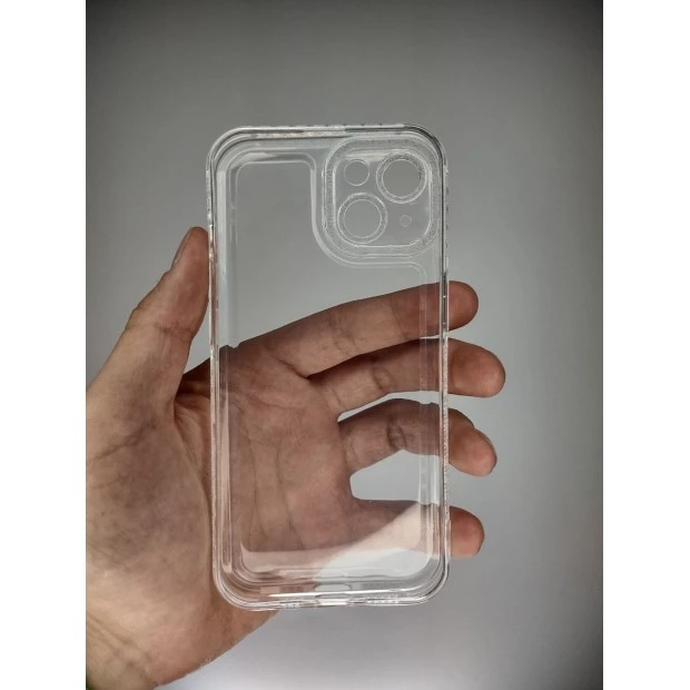 Silicone Case Diamond Apple iPhone 14 (Transparent)