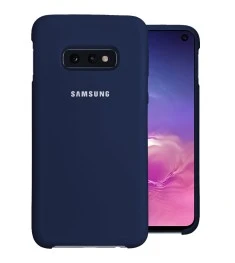 Силикон Original Case Samsung Galaxy S10e (Тёмно-синий)