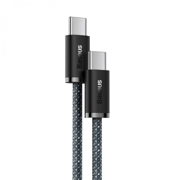USB-кабель Baseus Dynamic 100W (2м) (Type-C на Type-C) (Сірий) CALD000316