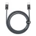 USB-кабель Baseus Dynamic 100W (2м) (Type-C на Type-C) (Сірий) CALD000316 USB-кабель Baseus Dynamic 100W (2м) (Type-C на Type-C) (Сірий) CALD000316