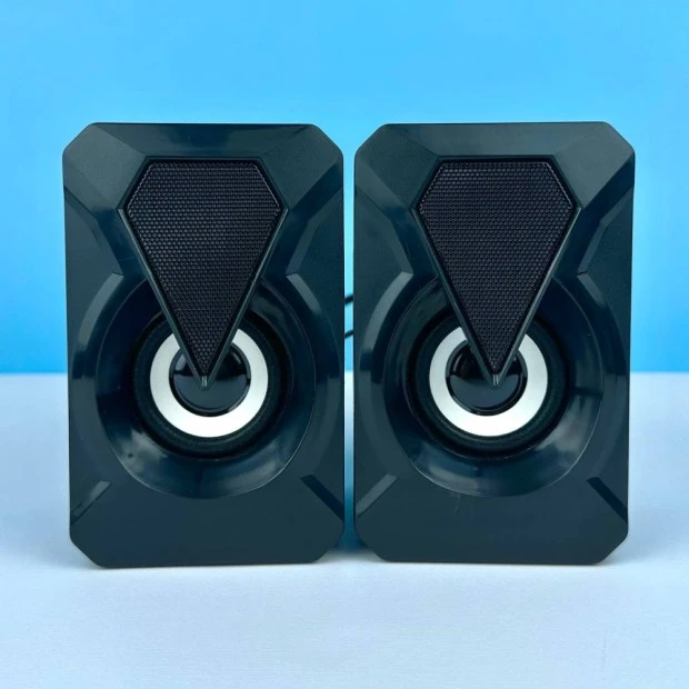 Акустика компьютерная Speaker E-1047 LED (Чёрный)