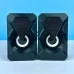 Акустика компьютерная Speaker E-1047 LED (Чёрный)