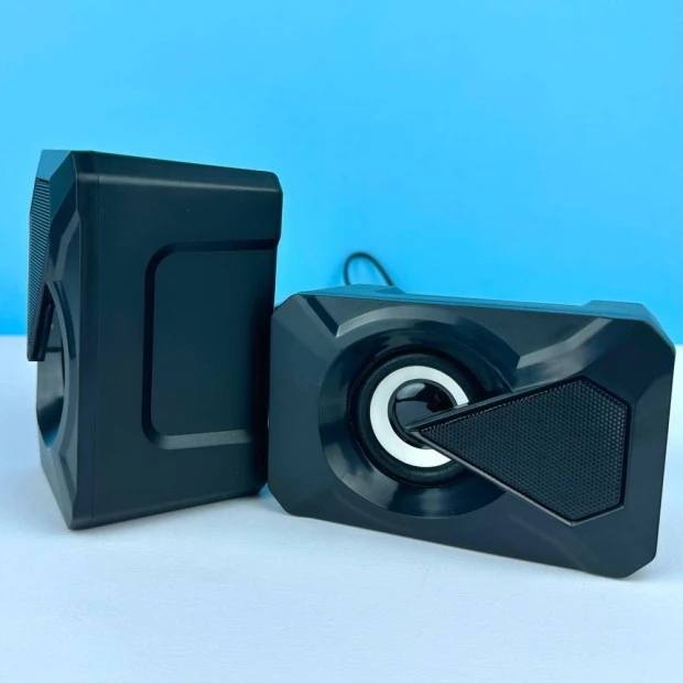Акустика компьютерная Speaker E-1047 LED (Чёрный)