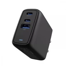 Proove Shot GaN 67W Charger Adapter (2Type-C  /  1USB) (Black)