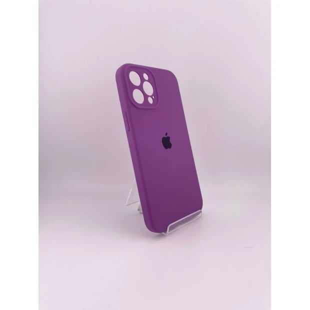 Оригінальний силіконовий чохол RoundCam для Apple iPhone 12 Pro Max (28) Brinjal.