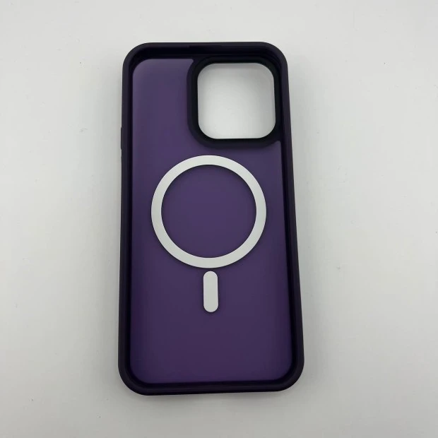 Чохол WAVE Matte Insane Case з MagSafe для iPhone 15 Pro Max (Глибокий Пурпурний)