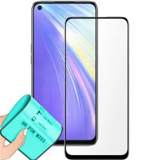 Стекло 5D Ceramic Realme 6 / 6S Black