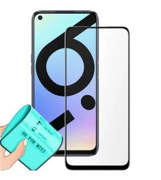 Защитное стекло 5D Ceramic Realme 6i Black