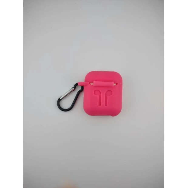 Чехол для наушников Full Silicone Case Apple AirPods 1 / 2 (56) Cyclamen